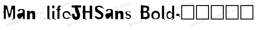 ManulifeJHSans Bold字体转换